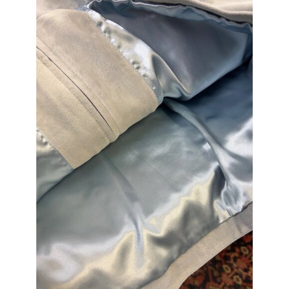 Denim & Co. Women’s Leather Waist Jacket Sz L New w/Tags Zip Front Blue - Picture 7 of 7